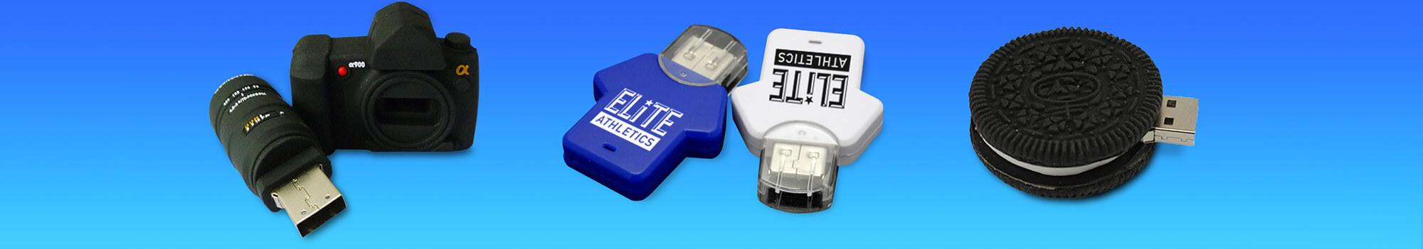 Custom 3D Flash Drive styles and shapes